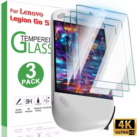 1/2/3 Pieces Screen Protector for Lenovo Legion Go S Hardness Tempered Glass Films Guard Scratch Pro