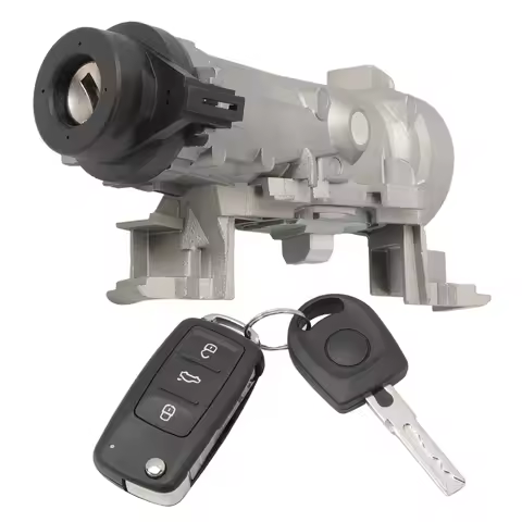 Ignition Switch with Key for A3 Q3 TT Seat Old Leon Beetle Golf Jetta Passat Ignition Starter Steeri