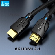 8K HDMI 8KHDMI 2.1 &amp; 4K HDMI 4KHDMI HD TV Cable Gold Plated Ultra High Speed 48Gbps 3D (HDCP2.2, HDR, Dolby Atmos, eARC)