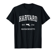 Harvard Massachusetts MA Vintage Athletic Sports Design T-Shirt