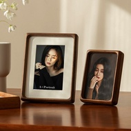 [48H Shipping] Black Walnut Artistic Photo Frame for Personal Portraits, High-End Photo Album, Photo
