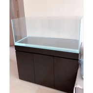 Crystal clear glass Braceless fish tank 120x45x45cm 12mm