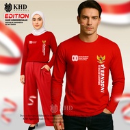 MERAH VIRAL >> AUGUST 17 T-SHIRT, INDEPENDENCE T-SHIRT, LATEST 2025, LONG SLEEVE INDONESIAN T-SHIRT 