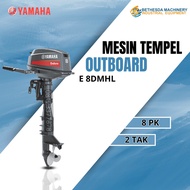 Mesin kapal Outboard Yamaha 8 PK / Mesin Tempel 8 hp E8 DMH 2TAK