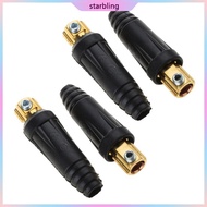 Star 2Pcs Welding Cable Quick Connector Pair 200Amp-300Amp 4- 1 35-50 SQMM for Welder Machine Access