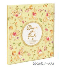 Nakabayashi - 日本製 黏貼相簿(大) 迪士尼 維尼熊(黑色內頁)