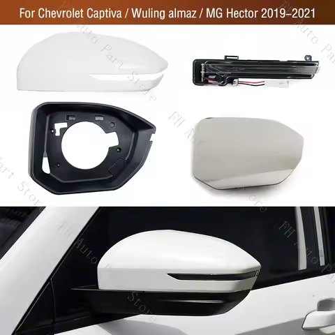 For Chevrolet Captiva MG Hector 2019-2021 Wuling almaz 2018-2021 Rearview Mirror Glass Lens Turn Sig