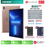 【2022 TOP2】 JOKSAP S30 Tablet PC 10.1 Inches FHD Android 11 5G WiFi Dual SIM 4G Type C 8800mAh Battery Gaming Tablets Online Meeting For Student 8GB RAM 128GB 256GB 512GB ROM