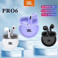 Pro6 TWS Bluetooth Earbuds Wireless Bluetooth Headphones Touch Control 9d Stereo Headset Build-in MIC Earphones Bluetooth Original