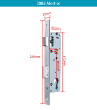 【Swift Spark】 2885 3085 3585 4585 5085 5585 6085 7085 Size Lock Body Mortise For Smart Aluminum Door