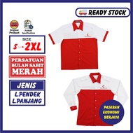 UNIFORM PEMIMPIN PBSM VISCOSE PREMIUM PERSATUAN BULAN SABIT MERAH / UNIFORM PEMIMPIN PERSATUAN BAJU 