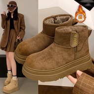 Winter Fur Snow Boots - Cotton Lined Casual Short Boots