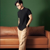 Common Goods Pique Short Sleevekoko - Black