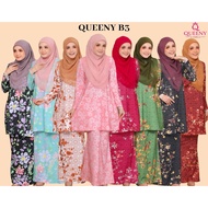SABELLA LUXE Queeny Kurung 2026 B3 / Baju Kurung Moden Printed Ironless Sedondon Ibu & Anak