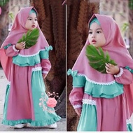 Busana Muslim Dress Anak Perempuan Cantik