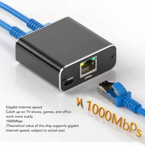 RJ45 Splitter 1 in 2/3/4 Out Network 1000Mbps RJ45 Adapter Gigabit Converter Internet Ethernet 8P8C 