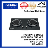 Hyundai Double Infrared Burner Tempered Glass Gas Stove HG-A203K (House Hacks)