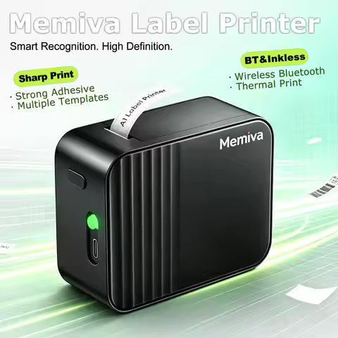 Memiva A1 Mini Label Printer Portable Self-adhesive Label Thermal Printer RFID Adhesive Sticker Prin