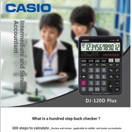 Casio/DJ-120D 100 Steps Review Accounting Financial Calculator Desktop Office Computer
