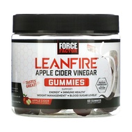 Force Factor, LeanFire, Apple Cider Vinegar Gummies with Mother, Apple Cider Naturally Flavored, 60 
