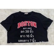 Black Crop Top Chubby Girl Bust 38 Inches Second Hand