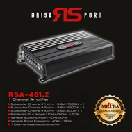 RS RACING SPORT (RSA-401.2) 1200W 1-Channel Amplifier 1 Channel Power Amplifier Car Audio Amplifiers