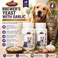 Lady Bird's Brewer Yeast with Garlic for Cat &  Dog100 tablets/Vitamin Bulu BYS Brewer Yeast Repack 