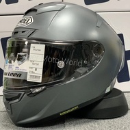 SHOEI หมวกกันน็อคสำหรับ X14,หมวกกันน็อกมอเตอร์ไซด์แข่งวิบากสำหรับขี่หมวกกันน็อค Seluruh Wajah สีเทา