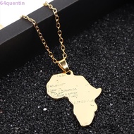 QUENTIN African Map Country Silver Fashion New Women Africa Pendant
