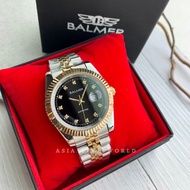 宾马 Balmer 5003G TT-4S Classic Sapphire Glass Men Watch with Black dial and Two tone Silver and Gold  Stainless Steel