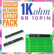 Resistor 1Kohm 9R 10Pin R network array pack SIP 1K ohm