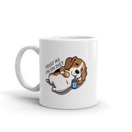 Trust Me I'm On Diet Beagle Dog Mug. Coffee Mug, Gift For Dog Mom, Gift For Dog Dad, Gift For Beagle