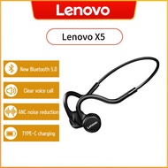 Lenovo X5 Bone Conduction Headphone IPX8 Waterproof Swimming Pool Diving Earphone with Built-in Micphone 8G Storage MP3 Music Player