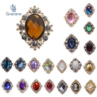 [nvnrbso] 10pcs Flat Back Crystal Rhinestones Embellishment Card Making Phone Case Decoden
