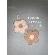 Bag Tag / Keychain / Flower Pouch | Handmade with love | Airpod pouch + Keychain