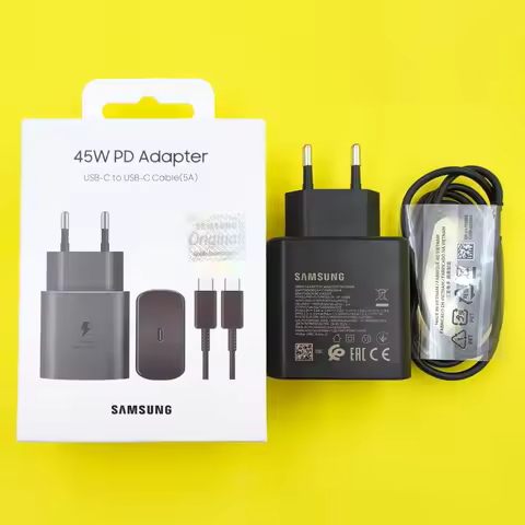 Samsung USB C Charger 45W PD Super Fast Charging Power Chargeur EU Adapter EP-TA845 For Galaxy S26 S