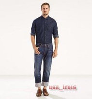 【高價LVC赤耳布邊優惠29-38腰】美國 日本LEVI S 501 Miller 深藍重磅貓鬚經典直筒牛仔褲丹寧褲