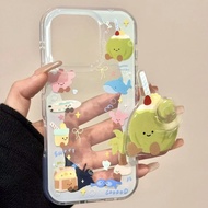 Whale Coconut Tree 16/15/14 Phone Case 13/12 11 xr Soft xsmax