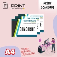 Color concorde paper Print
