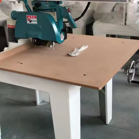 MJ640 Woodworking Rocker Saw Circular Radial Arm Saw Machine Electric Cutting Machine Power Tools 2.