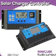 12V/24V Solar Panel Battery Charger Charging Controller Regulator