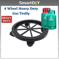Heavy Duty 4 Wheel Gas Trolly / Gas Rack
