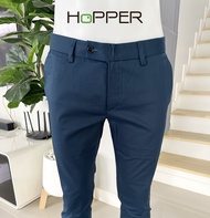 กางเกงสแลคขายาว Hopper Progress เดฟ ผ้ายืดหนา skinny