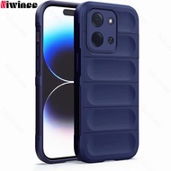 Vỏ điện thoại cho POCO C85 sang trọng chống rơi Vỏ Silicone chống sốc chống vân tay bìa sau nz11