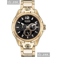 VERSUS VERSACE手錶 VV00037 44mm 金色錶殼，金色錶帶款 _廠商直送