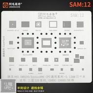 AMAOE SAM12 Exynos 990 SM8250 Mold Plate Stencil Original