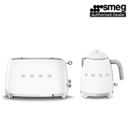 Smeg Breakfast Set Mini Kettle KLF05WHUK + Toaster TSF01WHUK (White)