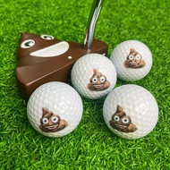 Golf Emoticon Double-Layer Practice Ball golf Game Ball Gift Ball golf