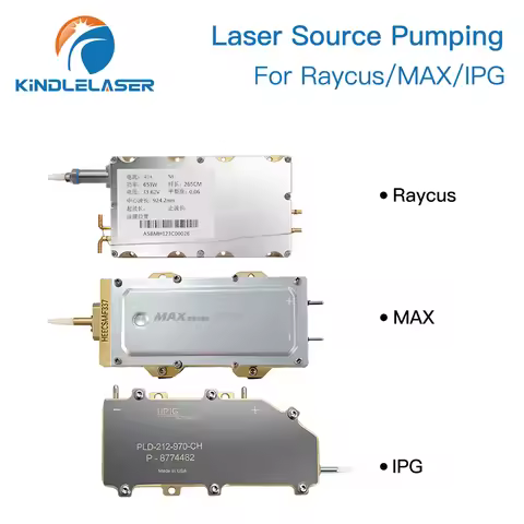 Kindlelaser Original Raycus IPG Max Laser source pump 120-1000W Pumping Source Fiber Module Pulsed L