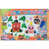 【現貨/售完下架】麵包超人/ANPANMAN：DIY螺絲組裝火車～遊戲玩具組(包裝尺寸:380×250×110mm)_免運。